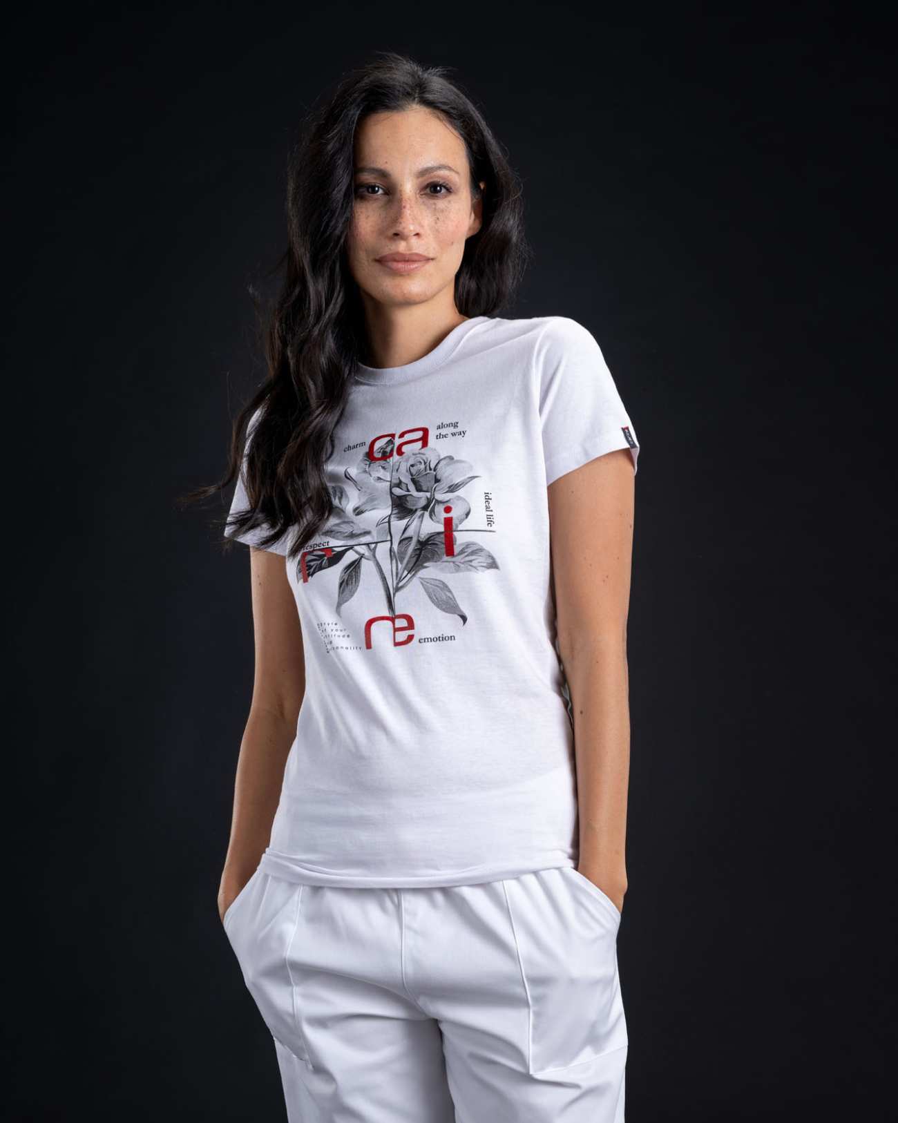 T Shirt Donna Carine Rose